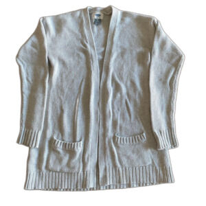 Old Navy Gray Open Front Cardigan Girls' M (8)